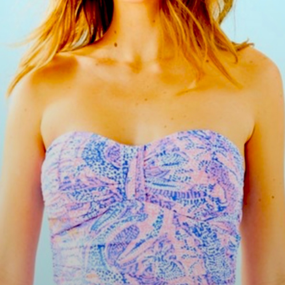 Lilly Pulitzer Carmen Ruffled Tankini  STYLE # 001254 Size 8